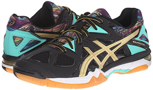 Athletic Shoe Materials Explained: EVA, Gum Rubber, Mesh & More 1 ASICS Womens Gel Tactic Volleyball Shoe BlackGoldElectric Green 10 M US 0 4