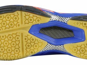 gum rubber outsole pattern used in indoor court athletic shoes